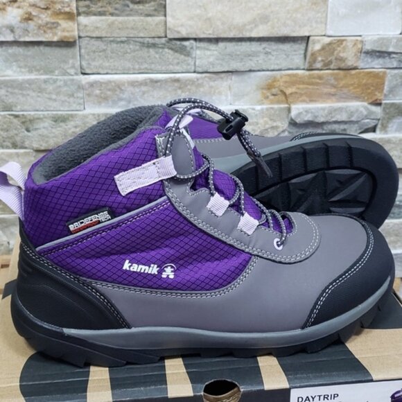 Kamik Daytrip Hiker Waterproof Kids Boot - Picture 7 of 11